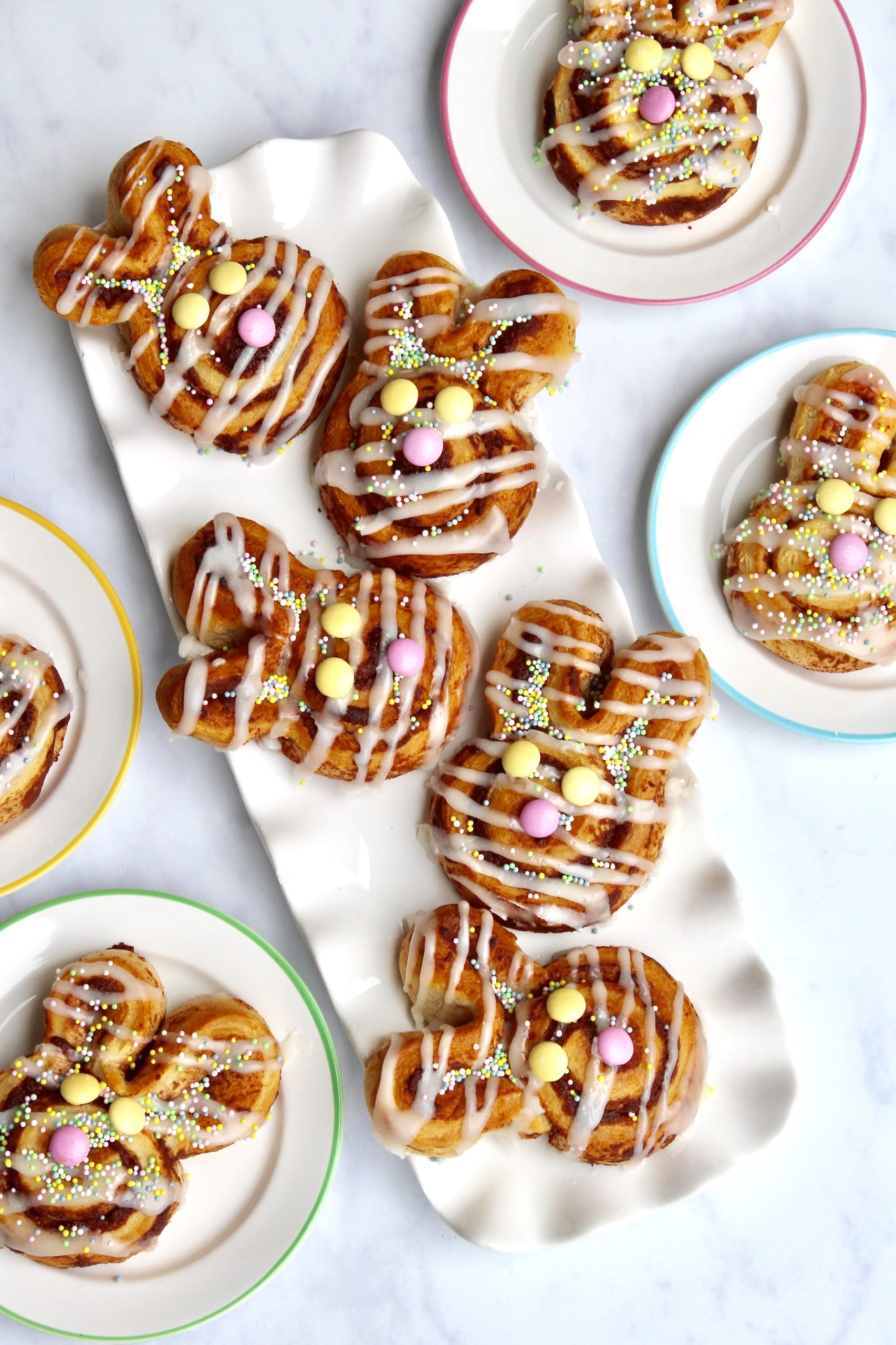Cinnamon Roll Easter Bunnies!