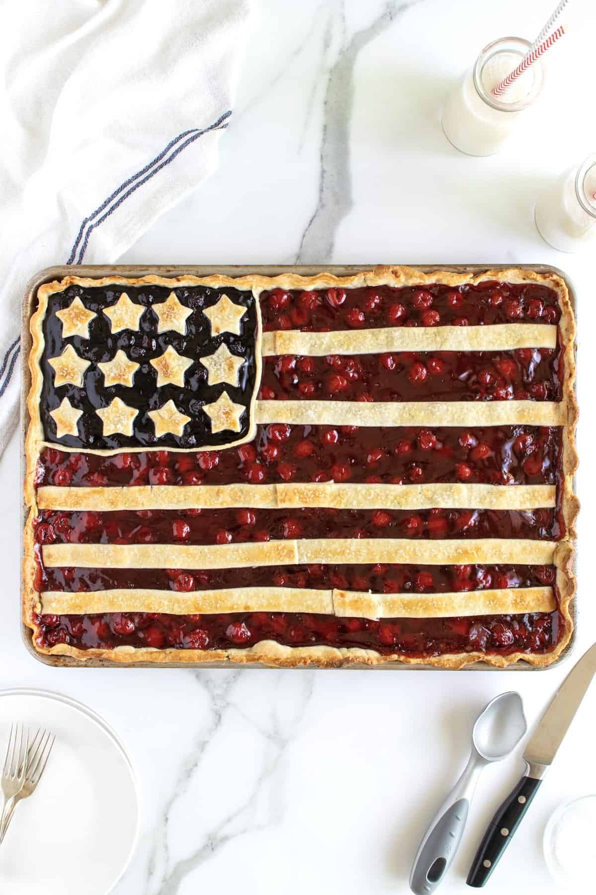 American Flag Pie Recipe
